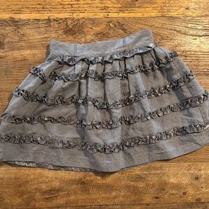 Gray Ruffled Women's‎ Skirt small box98